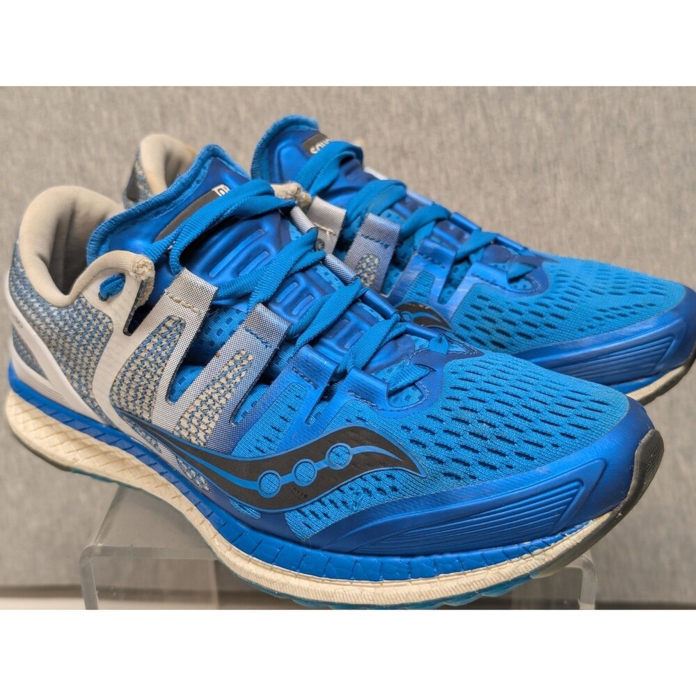 Mens Saucony Liberty ISO Blue Low Athletic Running Sneakers Shoes Size 7